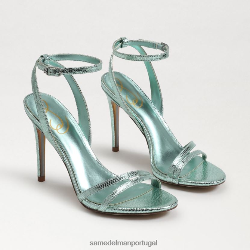 Sam Edelman verde Mar mulheres salto com tira no tornozelo gemmie calçados X8JV0P675