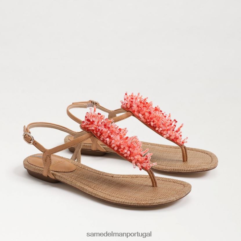 Sam Edelman areia natural mulheres sandália tanga brinda calçados X8JV0P728