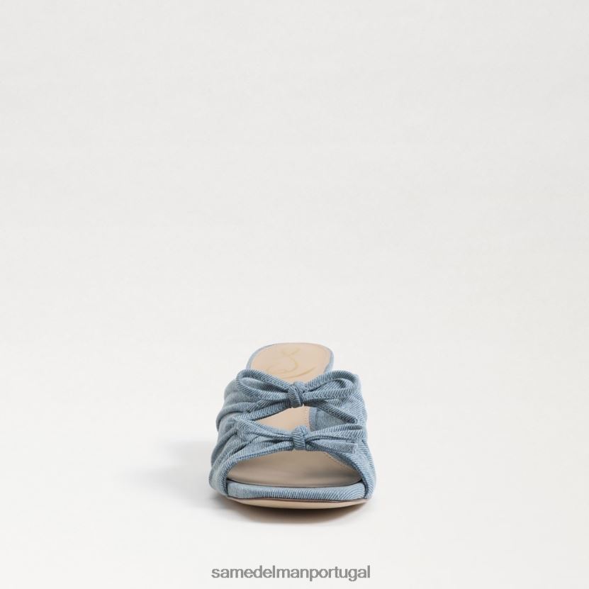 Sam Edelman azul mulheres pia de salto com tiras calçados X8JV0P596