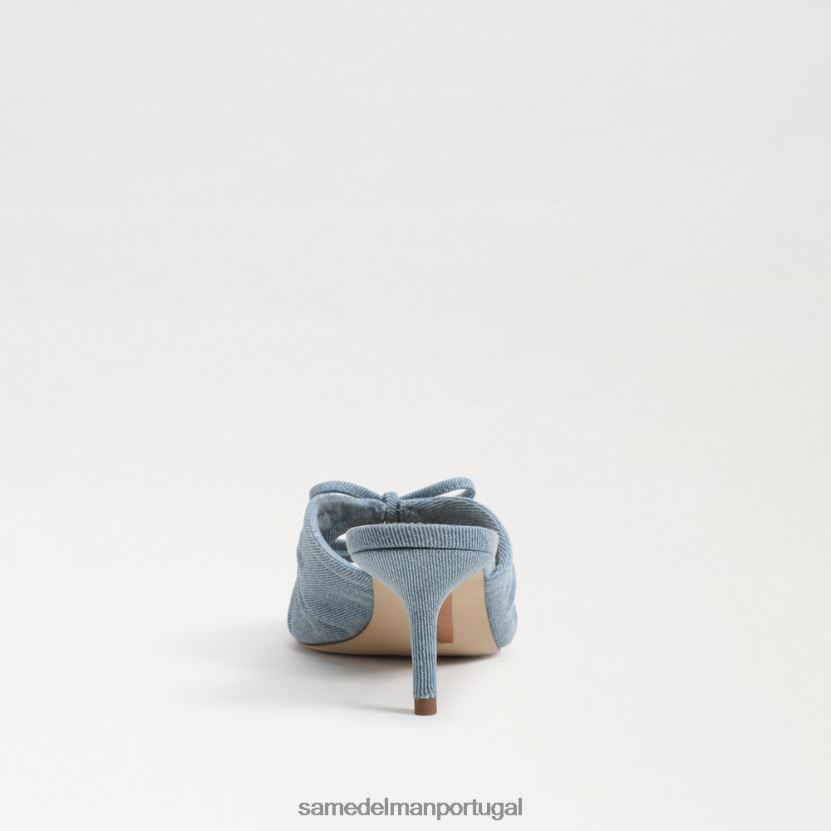 Sam Edelman azul mulheres pia de salto com tiras calçados X8JV0P596