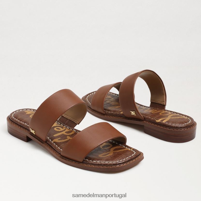 Sam Edelman couro de sela mulheres sandália haydee calçados X8JV0P571