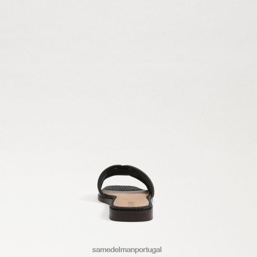 Sam Edelman lagarto preto mulheres sandalia irina calçados X8JV0P3