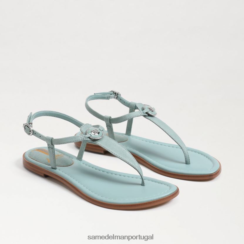 Sam Edelman maré azul mulheres sandália gigi signet tanga calçados X8JV0P556