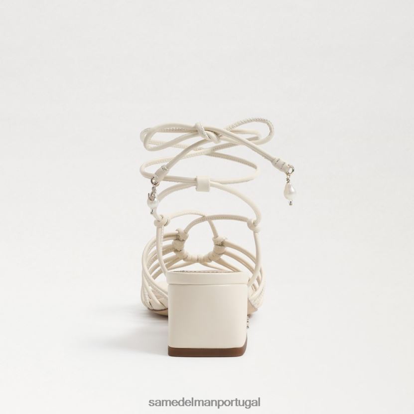 Sam Edelman marfim moderno mulheres Sandália Westley com cadarço e salto bloco calçados X8JV0P397
