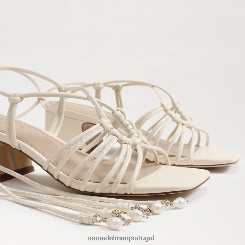 Sam Edelman marfim moderno mulheres Sandália Westley com cadarço e salto bloco calçados X8JV0P397