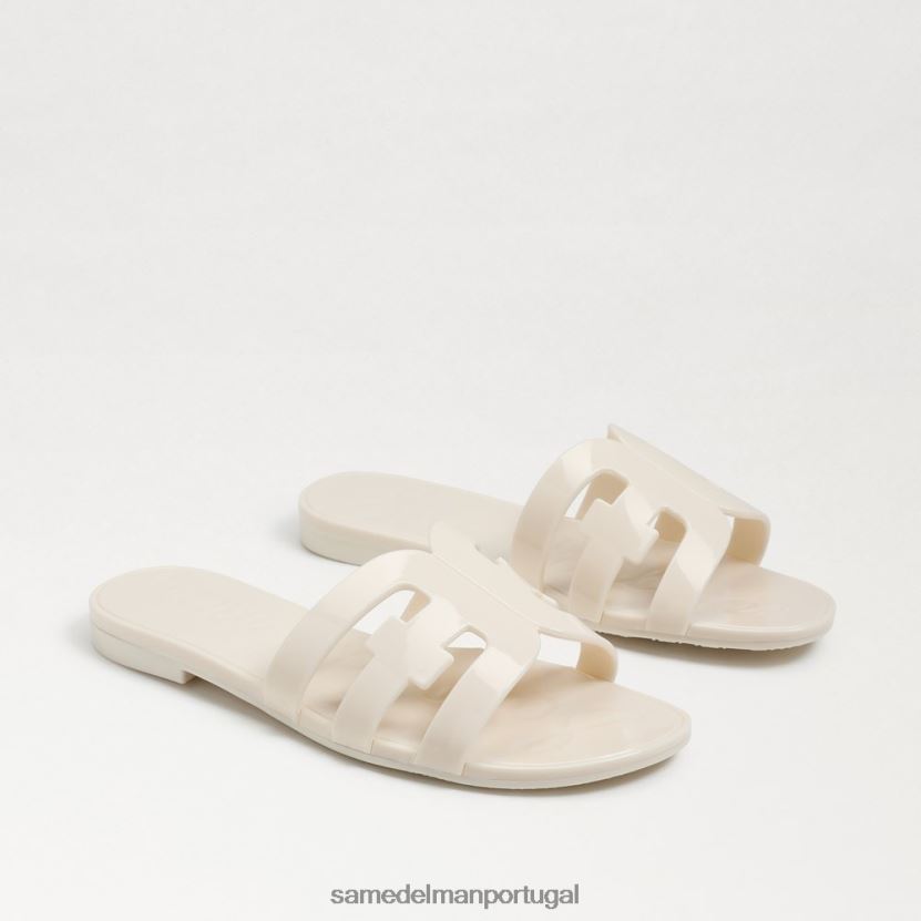 Sam Edelman marfim moderno mulheres sandália bay jelly slide calçados X8JV0P224