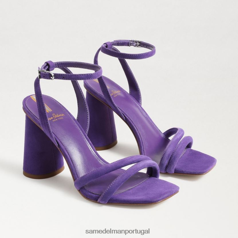 Sam Edelman orquídea real mulheres sandália salto bloco kia calçados X8JV0P119