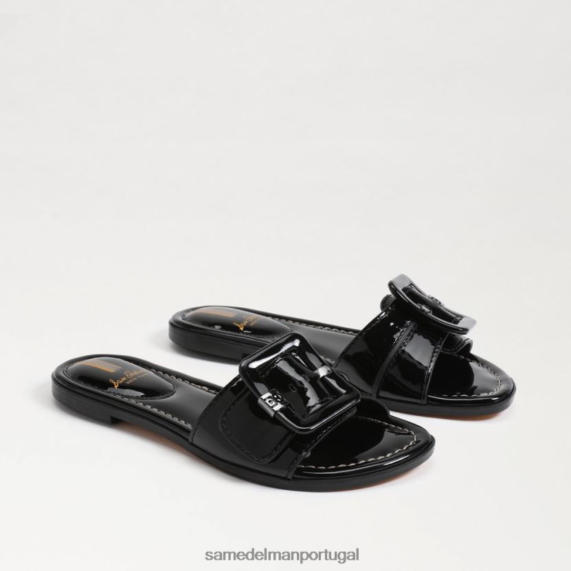 Sam Edelman preto mulheres sandália slide gaige calçados X8JV0P28