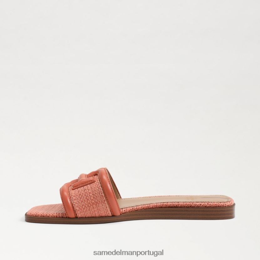 Sam Edelman rosa terracota/rosa estuque mulheres sandalia irina calçados X8JV0P4