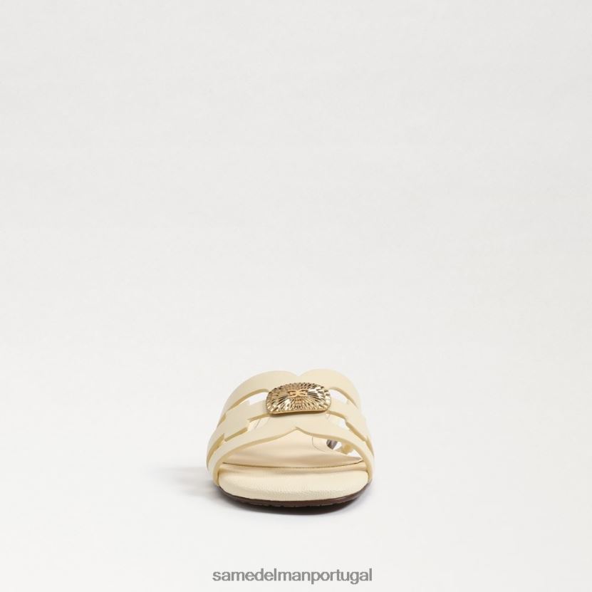 Sam Edelman trigo branqueado mulheres sandália bay radiante slide calçados X8JV0P579