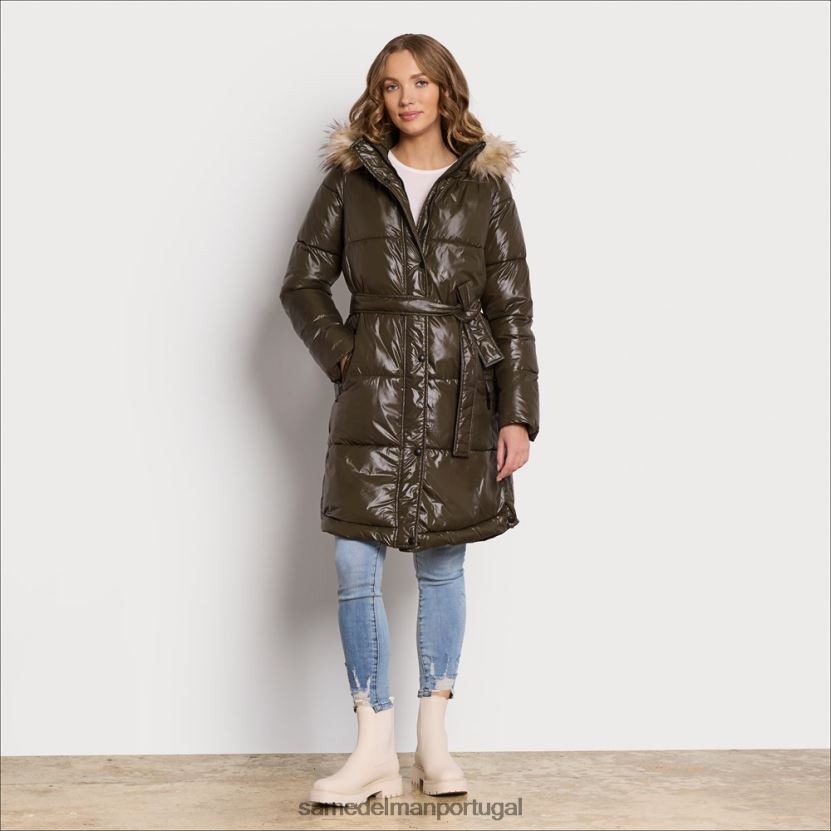 Sam Edelman azeitona toscana mulheres soprador longo vestuário X8JV0P1136