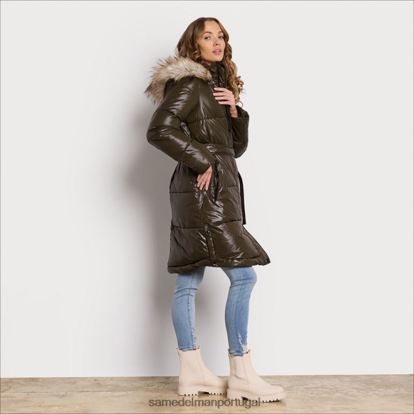 Sam Edelman azeitona toscana mulheres soprador longo vestuário X8JV0P1136