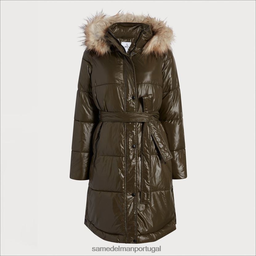 Sam Edelman azeitona toscana mulheres soprador longo vestuário X8JV0P1136