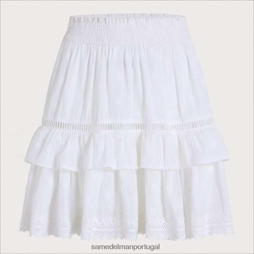 Sam Edelman branco mulheres saia meilani vestuário X8JV0P1214