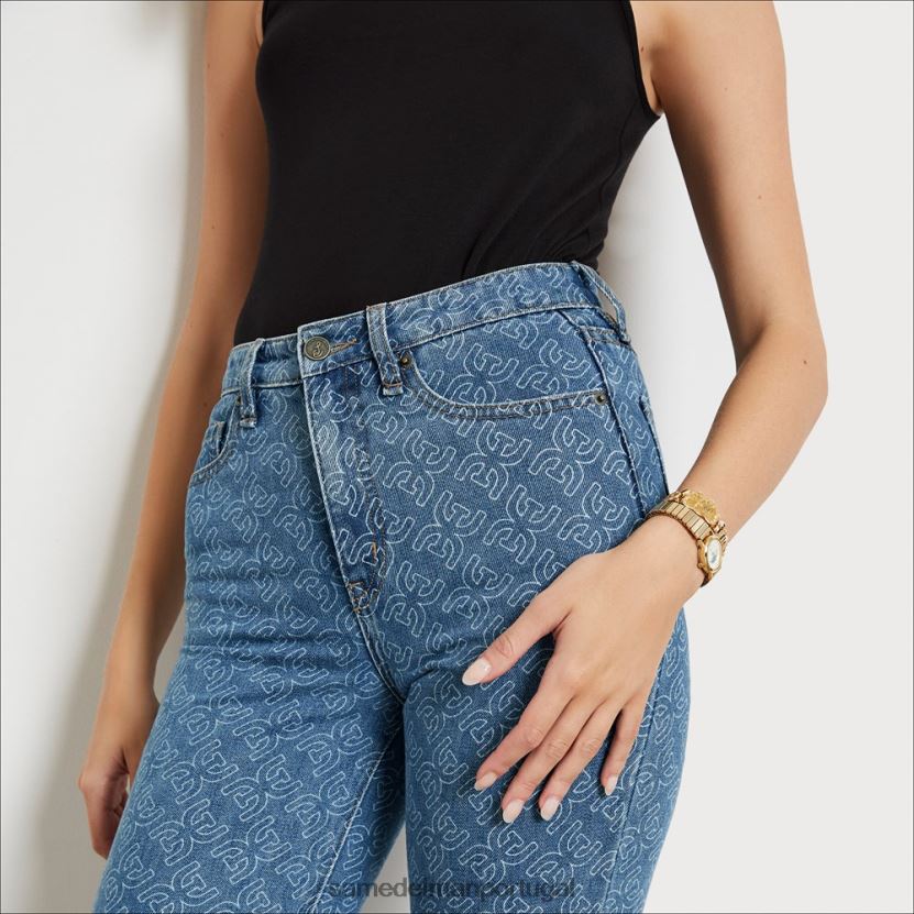 Sam Edelman carregada mulheres calça reta slim cintura alta vestuário X8JV0P1223