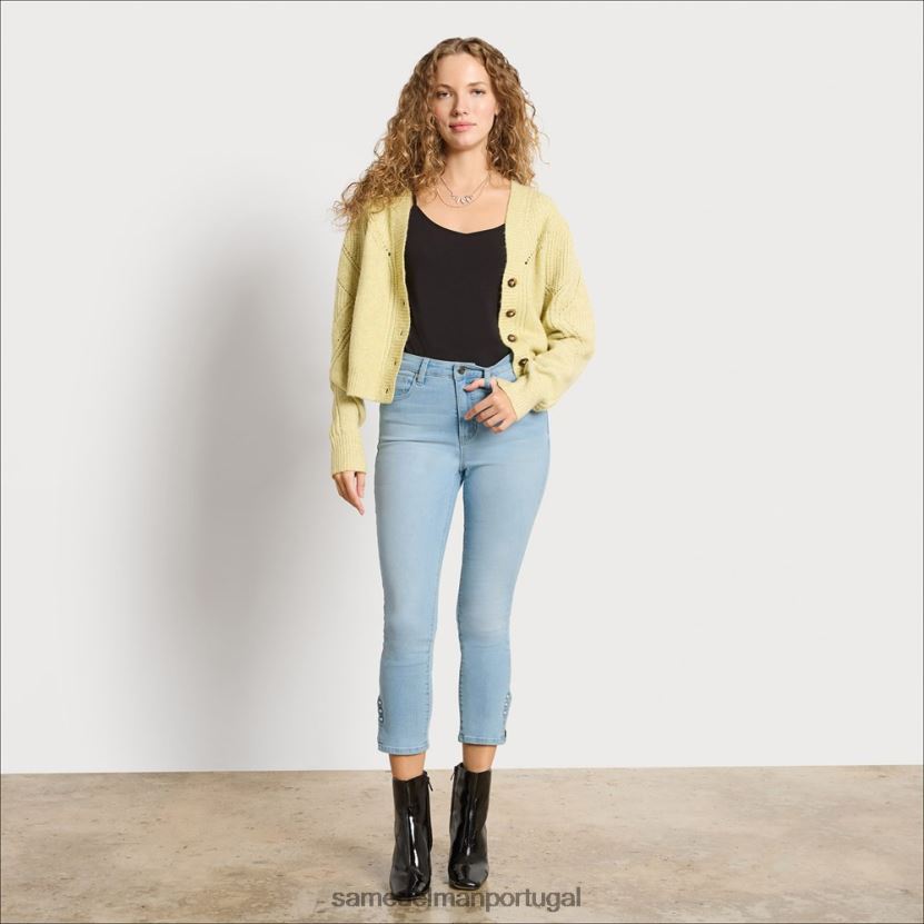 Sam Edelman geleira mulheres calça skinny cintura alta vestuário X8JV0P1258