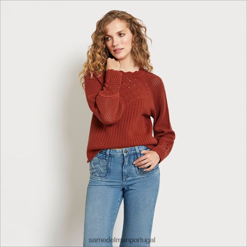 Sam Edelman Pão de gengibre mulheres suéter aura vestuário X8JV0P1231