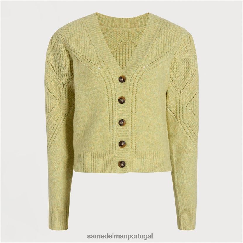 Sam Edelman azeite mulheres cardigã julieta vestuário X8JV0P1225