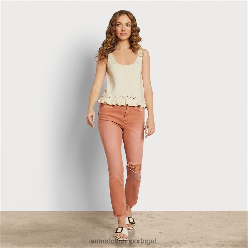 Sam Edelman creme irlandês mulheres regata inez vestuário X8JV0P1192