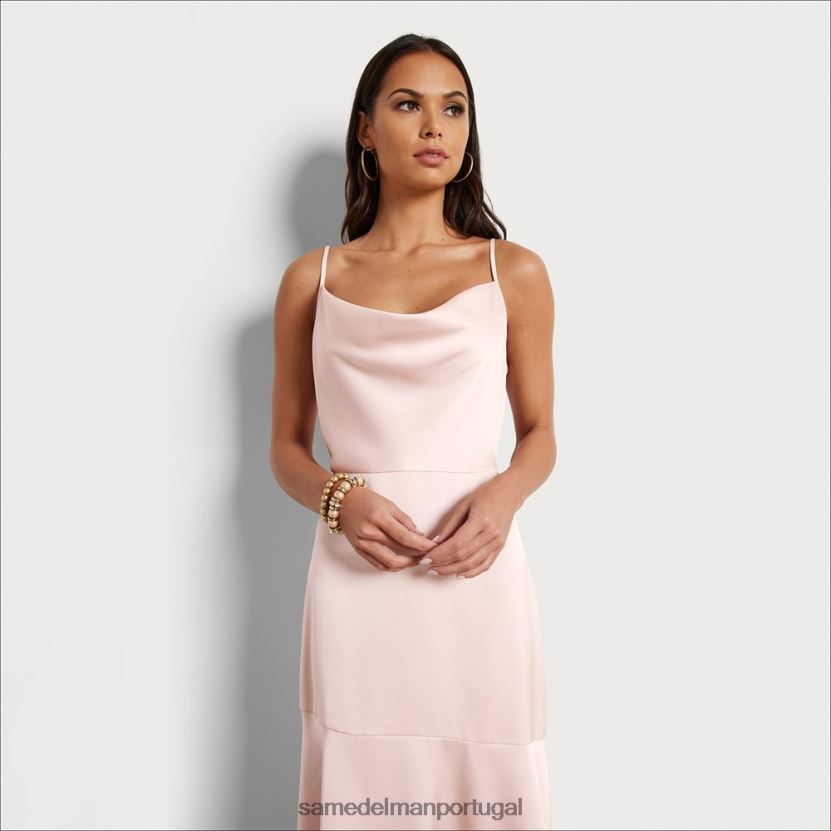 Sam Edelman corar mulheres vestido midi com decote redondo vestuário X8JV0P1095