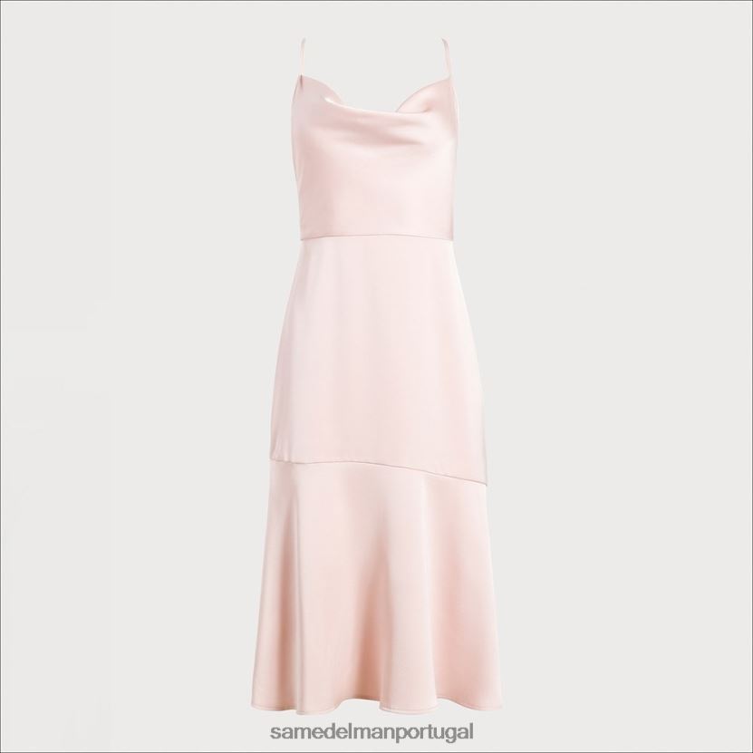 Sam Edelman corar mulheres vestido midi com decote redondo vestuário X8JV0P1095